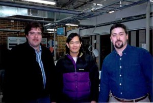 Ta trójka zniszczyła Kevina Mitnicka. Od lewej: znienawidzony dziennikarz John Markoff, specjalista od spraw zabezpieczeń Tsutomu Shimomura i technik telekomunikacyjnej firmy Sprint - Jim Murphy.