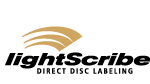 Logo technologii LightScribe umieszczane na napędach obsługujących tą technologię